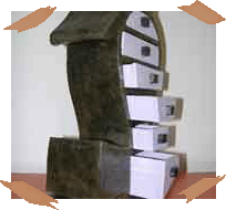  cardboard storage unit, cardboard storage units, rangement en carton, rangements en carton,, mobilier en carton, meubles en carton.
